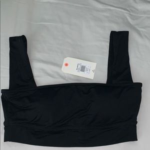 Billabong sol searcher black bikini top medium